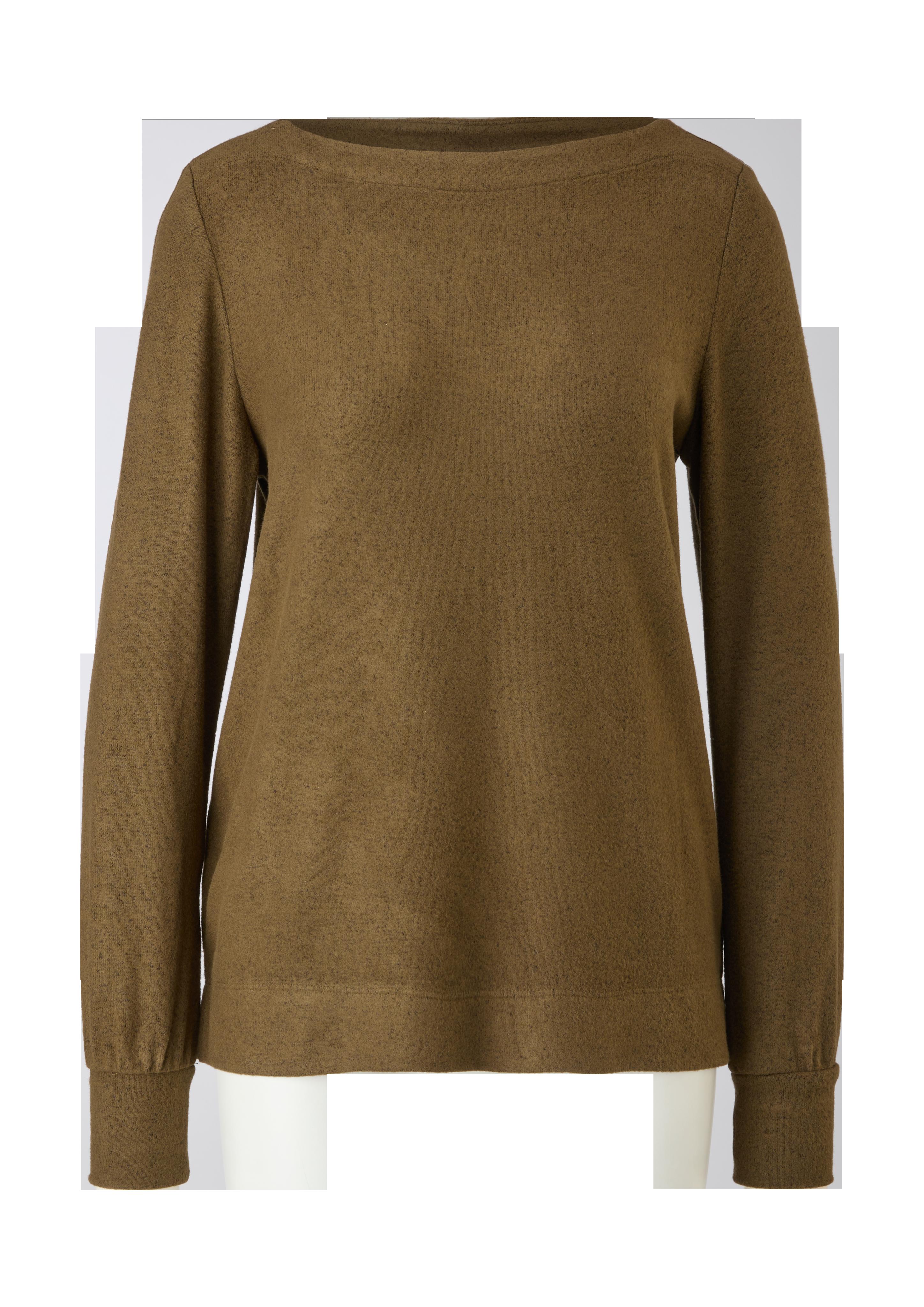 Langarmshirt in Melange-Optik  2121520-79W9