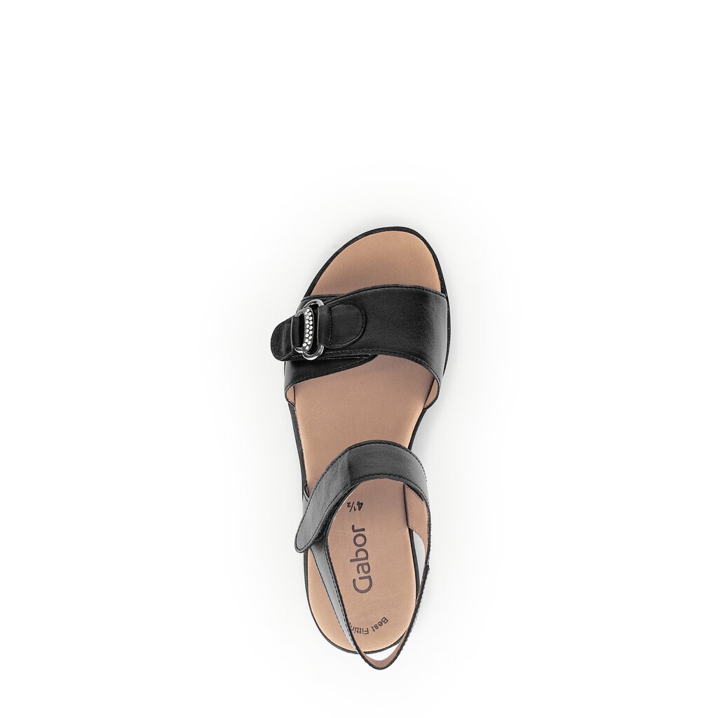 Gabor fashion Plateau Sandale schwarz