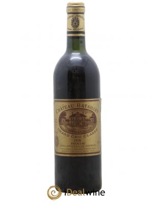 Château Batailley 5ème Grand Cru Classé  1978 - Lot de 1 Bouteille