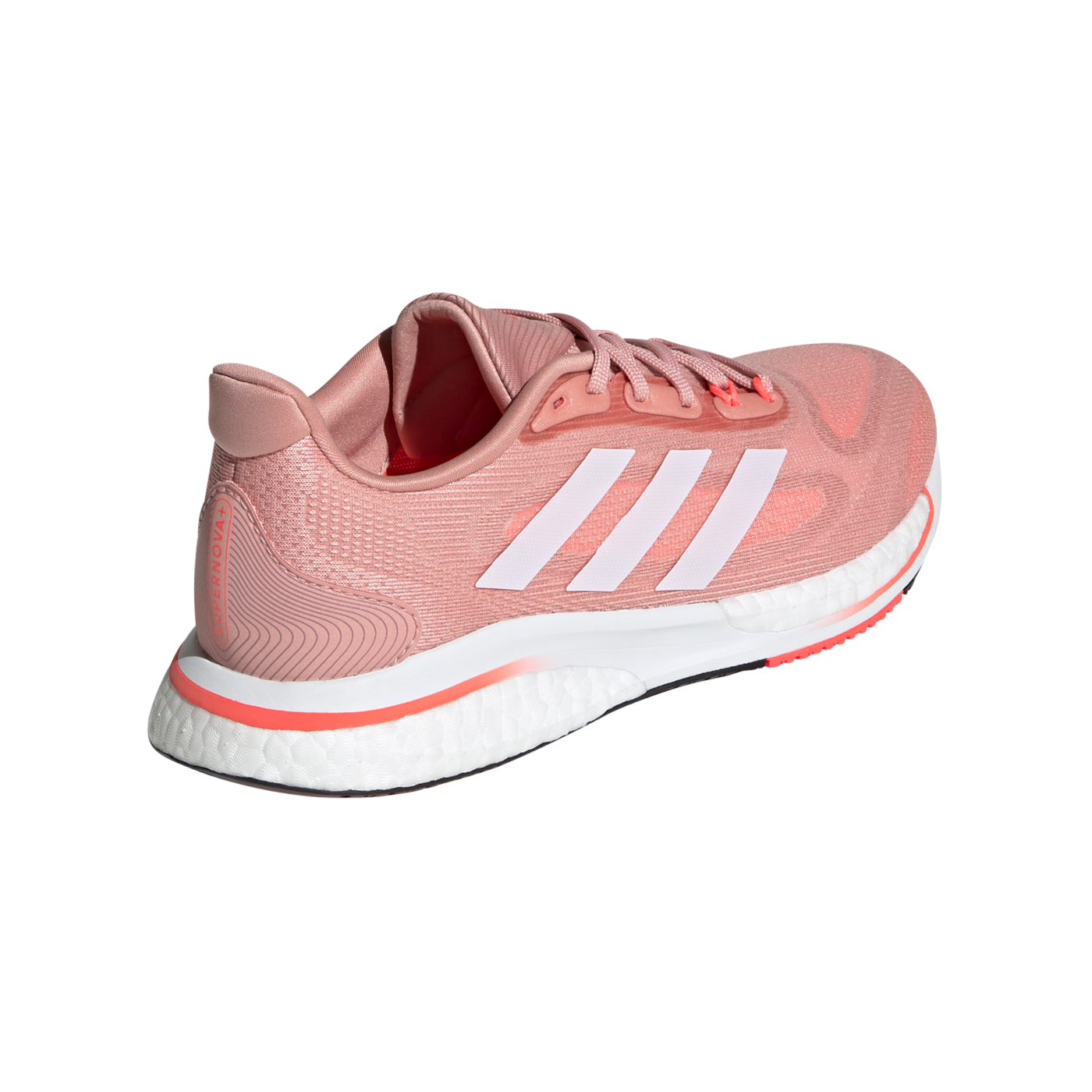adidas Supernova+ Running Damen Rosa Weiss