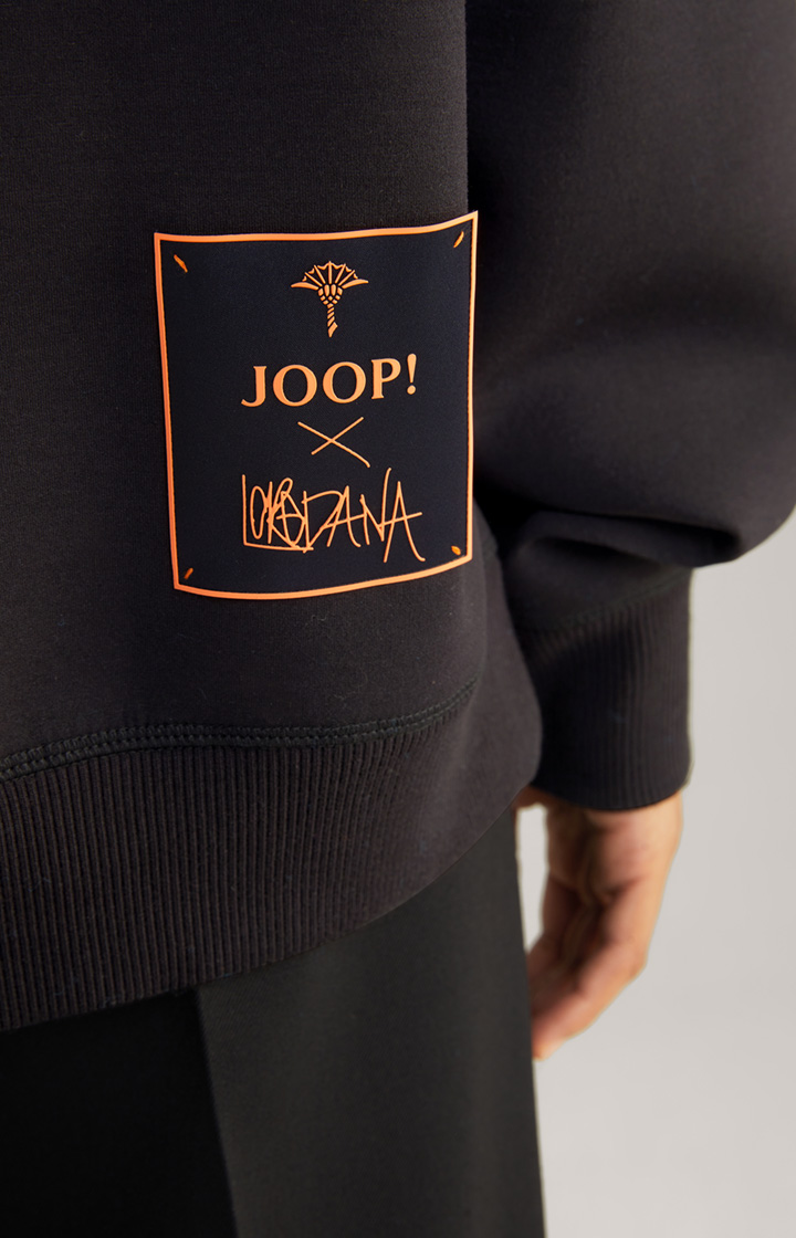 Unisex-Sweatshirt in Schwarz