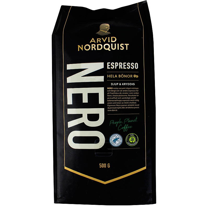 Arvid Nordquist Nero Espresso 500g, hele bønner
