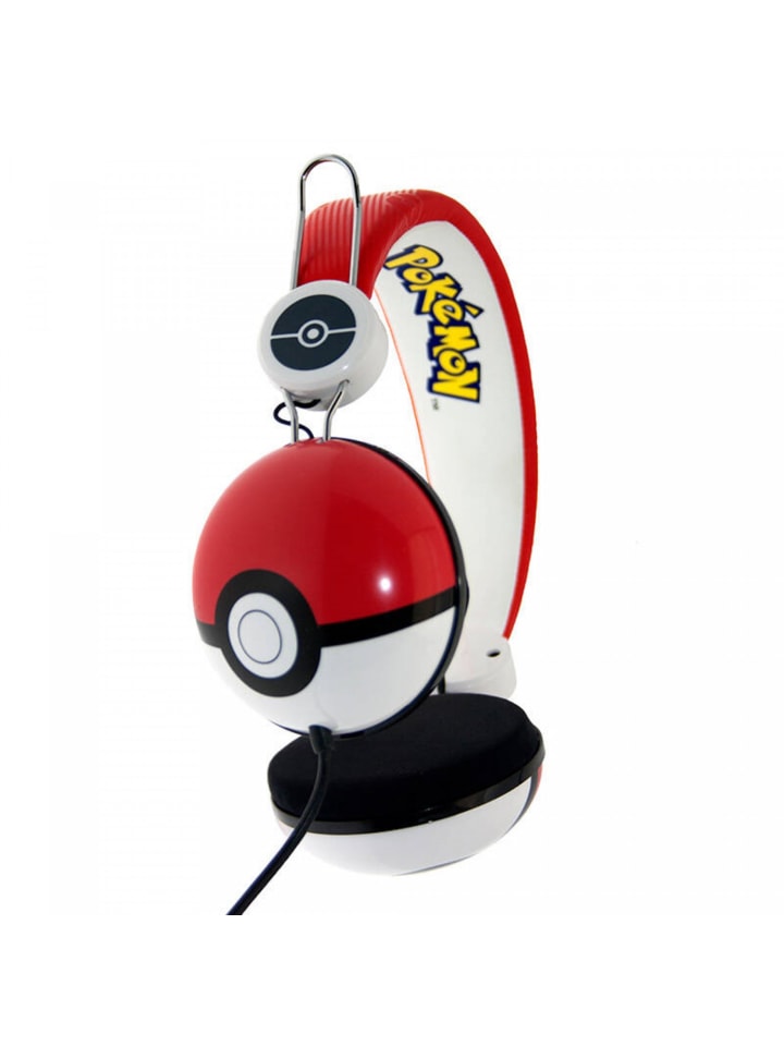 COFI 1453 Kabelgebundene Kopfhörer für Kinder OTL Pokemon Pokeball in Rot günstig kaufen onesize