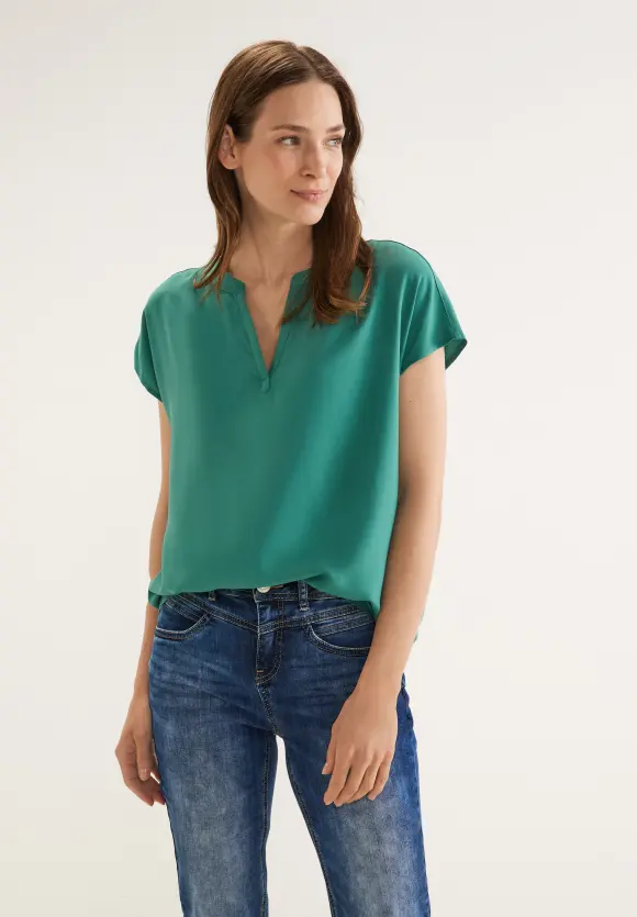 Street One Blusenshirt in Unifarbe