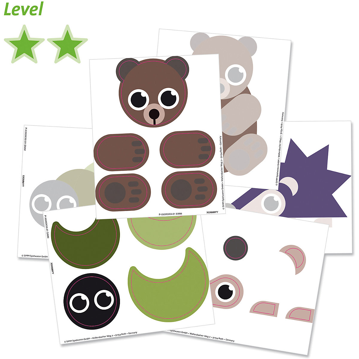 My First Kreativset Klebe mit mir Waldtiere