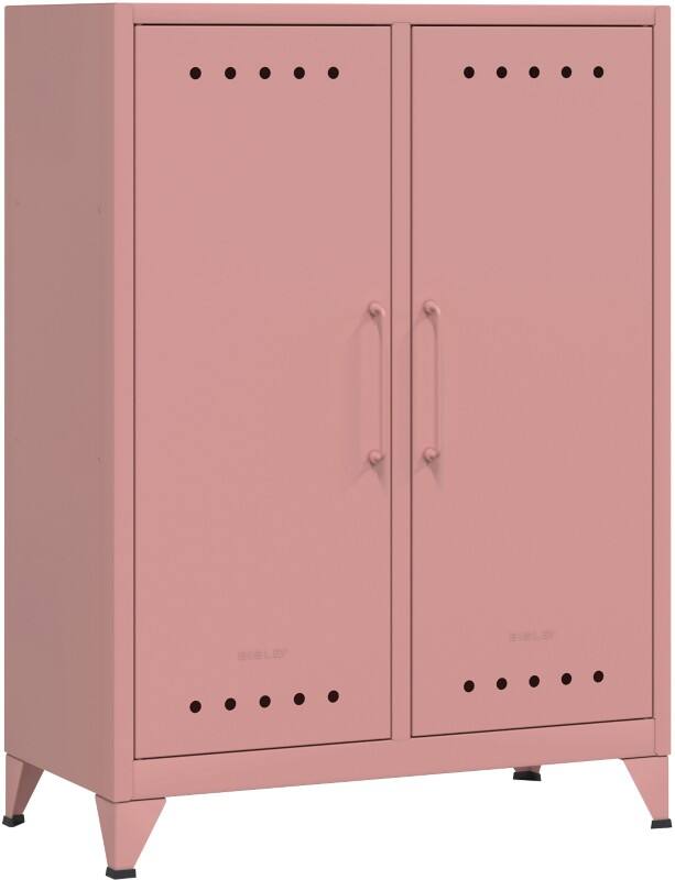 Bisley Fern Sideboard Metall 800 x 400 x 110 mm Pastellrosa