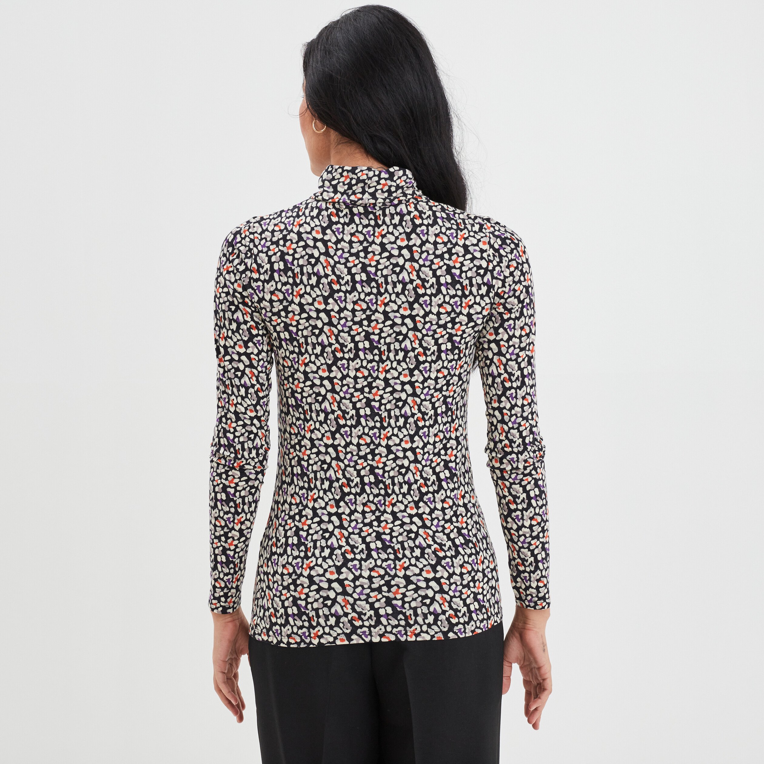 T-shirt manches longues noir femme | La Halle