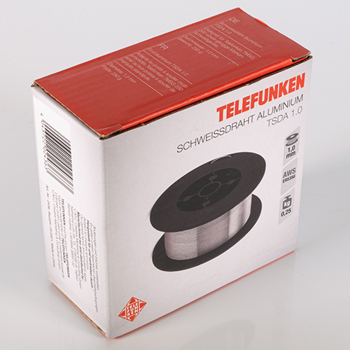 Telefunken Schweißdraht Stahl /Edelstahl / Aluminium Schweißdraht Aluminium TSDA 1,0