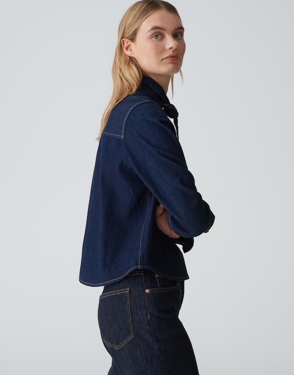 Jeansbluse Farilla