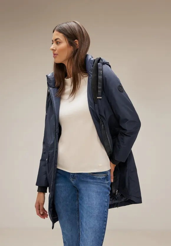 Street One Glänzende Longjacke