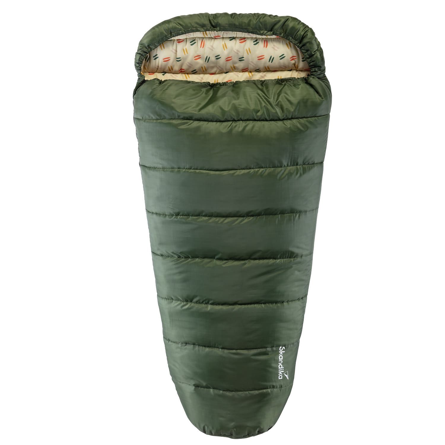 Skandika Vegas XXL RV rechts grüner Schlafsack