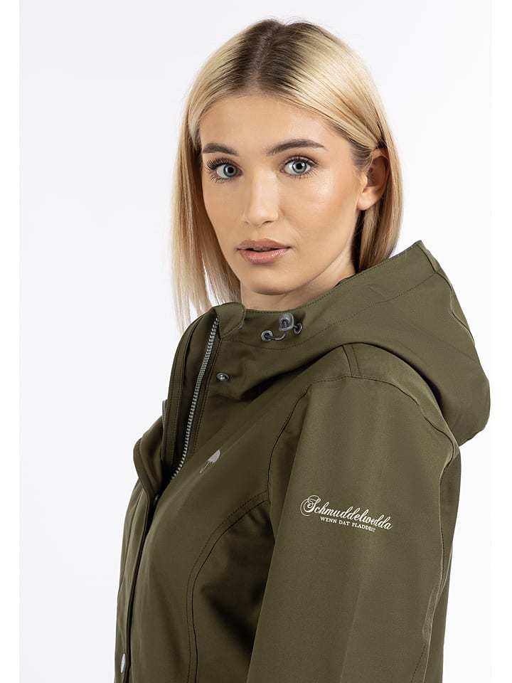 Schmuddelwedda Regenjacke in Khaki günstig kaufen