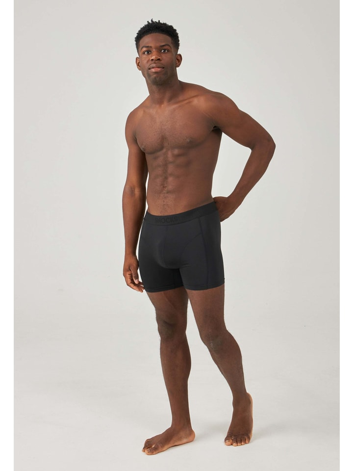 SNOCKS Performance Boxershorts 3 Stück in Schwarz günstig kaufen