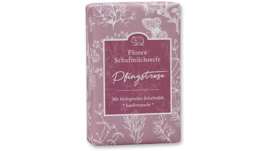 Florex Schafsmilchseife Pfingstrose 150 g
