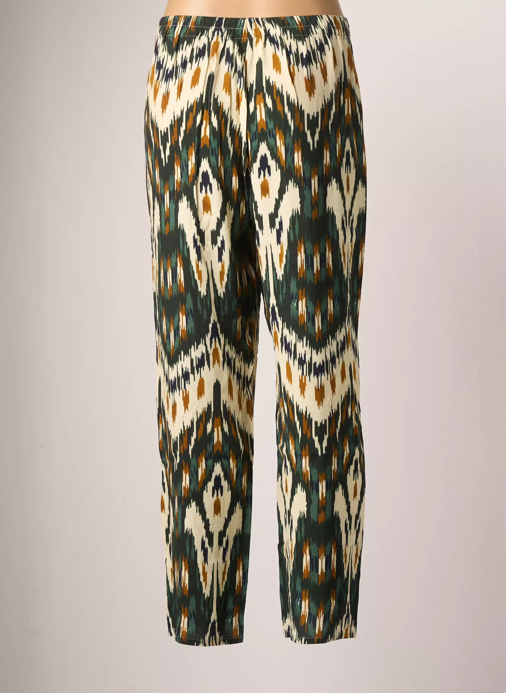 Hartford Pantalons Slim Femme couleur vert