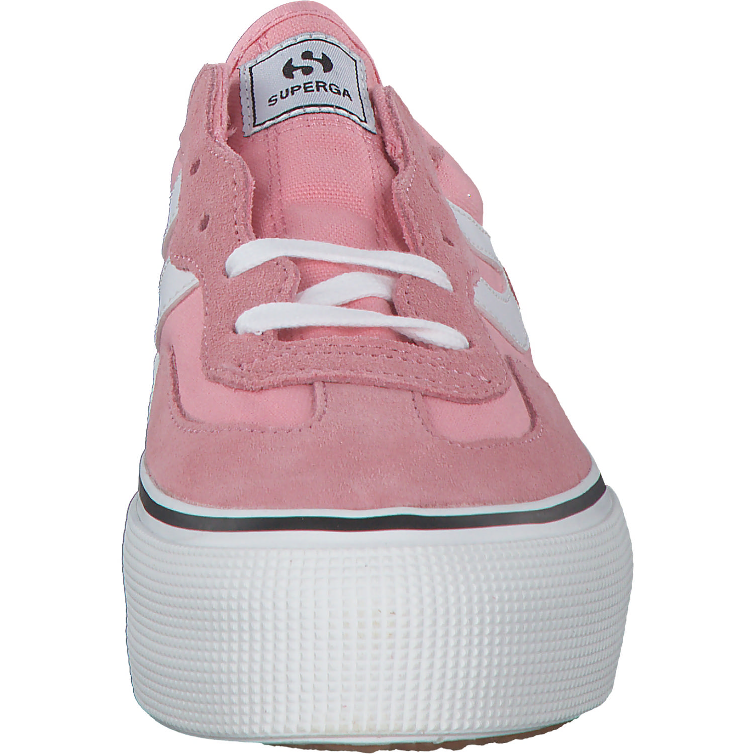 Superga 3041 Revolly Colorblock S1151MW, Schnürschuhe, Damen, pink white