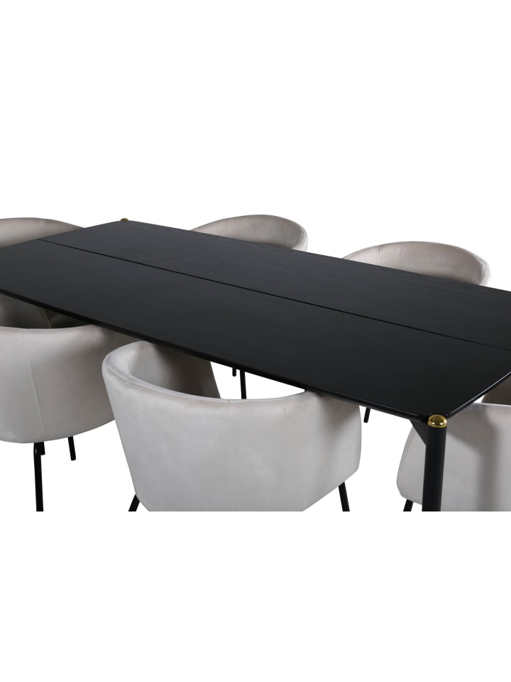 ebuy24 Essgruppe Pelle 3 (7-teilig) Beige 90 x 190 cm günstig kaufen onesize