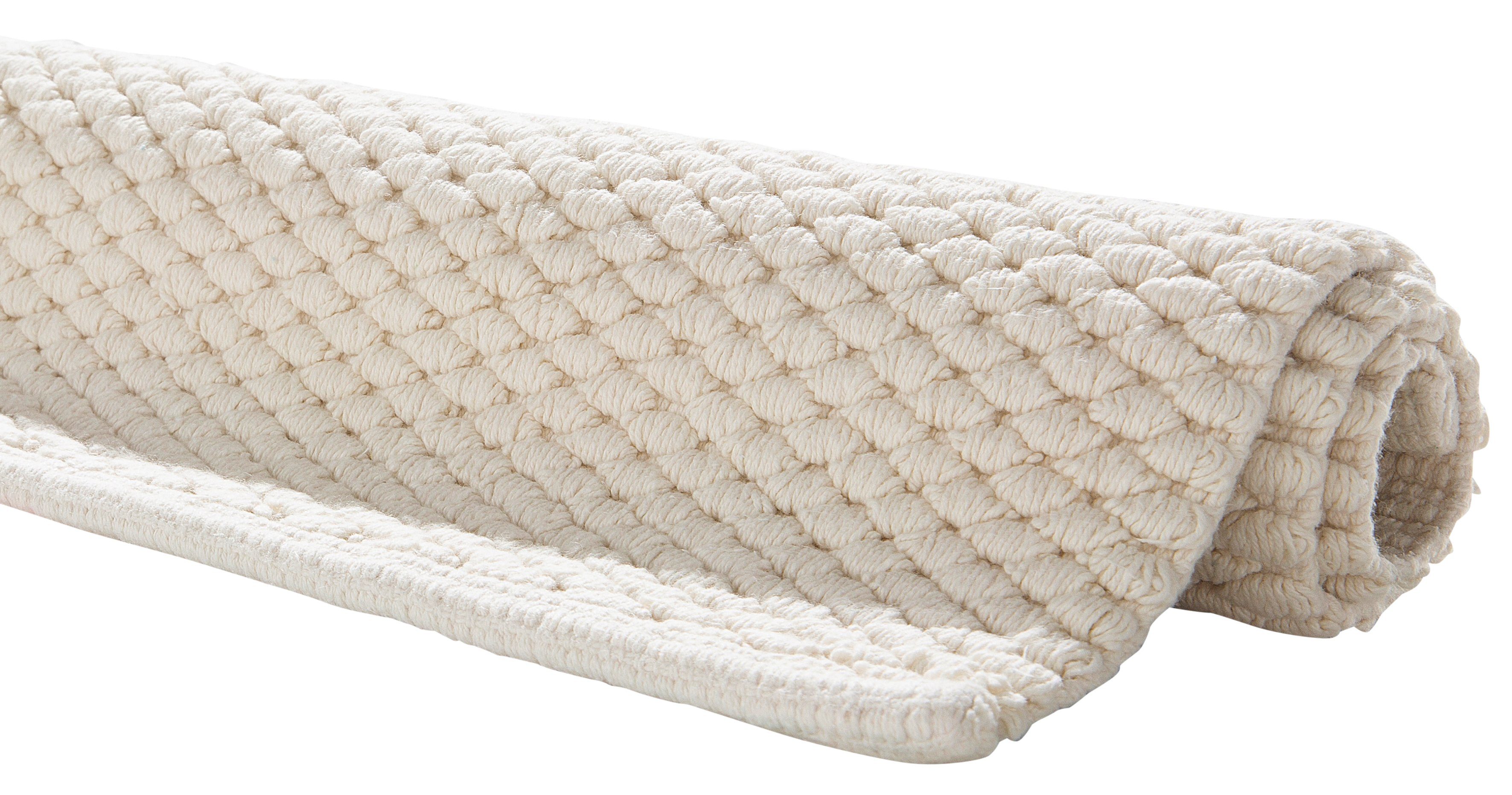 Badematte Dalia Home affaire, Höhe 4 mm, fußbodenheizungsgeeignet, schnell trocknend, strapazierfähig, Baumwolle, rechteckig, Baumwolle, Badteppich, Badematten auch als 2-teiliges Set erhältlich