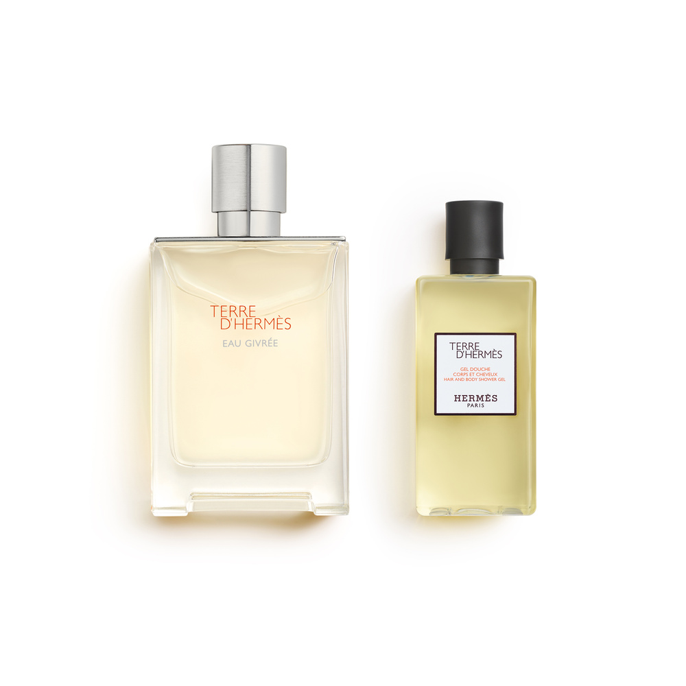 HERMÈS Coffret Terre d'Hermès Eau Givrée, Eau de Parfum, 100 ml + 80 ml Coffret