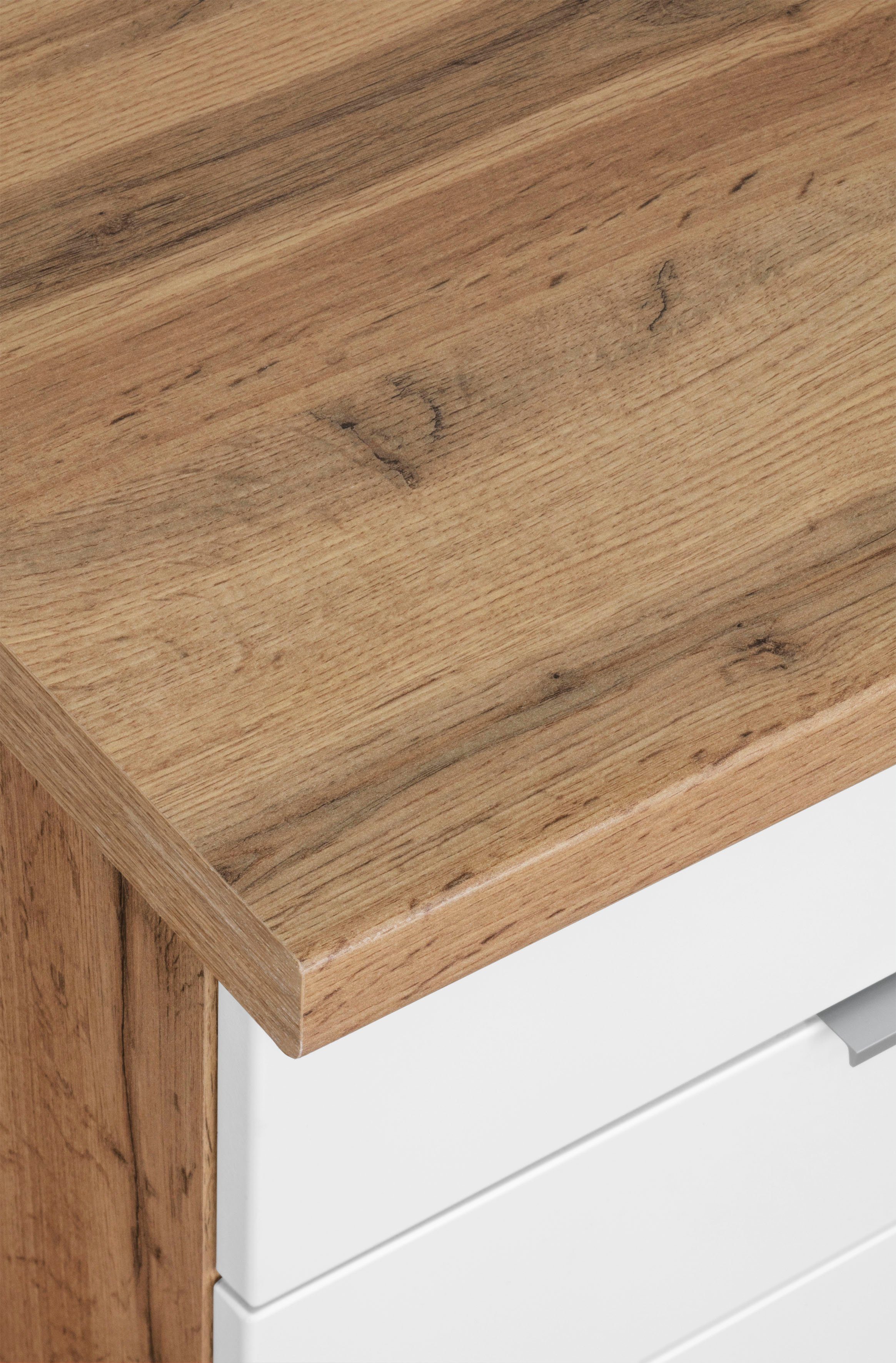 HELD MÖBEL Küche Luhe, 300 cm breit, wahlweise mit oder ohne E-Geräten, gefräste MDF-Fronten