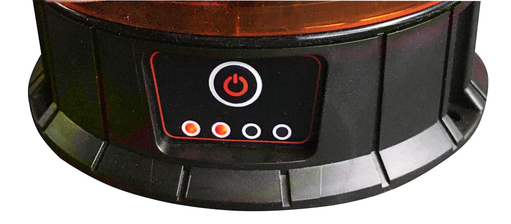 Berger & Schröter Akku LED Rundumkennleuchte 12/24V mit Funkfernbedienung