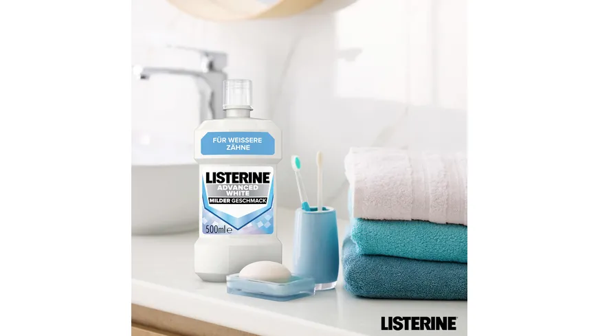 Listerine Mundspülung Advanced White Mild 500 ml