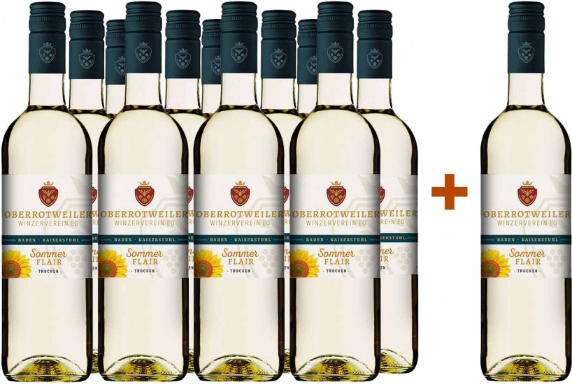 11+1 Paket 2022 Oberrotweiler Sommerflair Cuveé trocken - Oberrotweiler Winzerverein