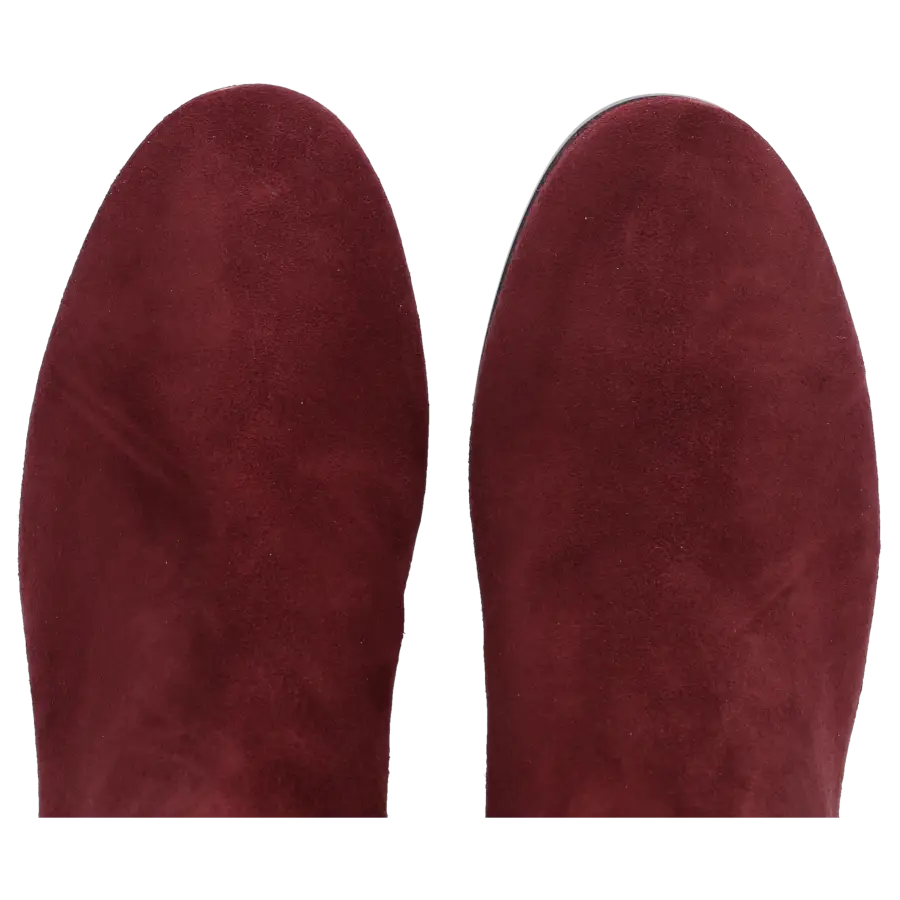 Gianvito Rossi - Stiefel ROLLING MID BOOT Veloursleder - rot