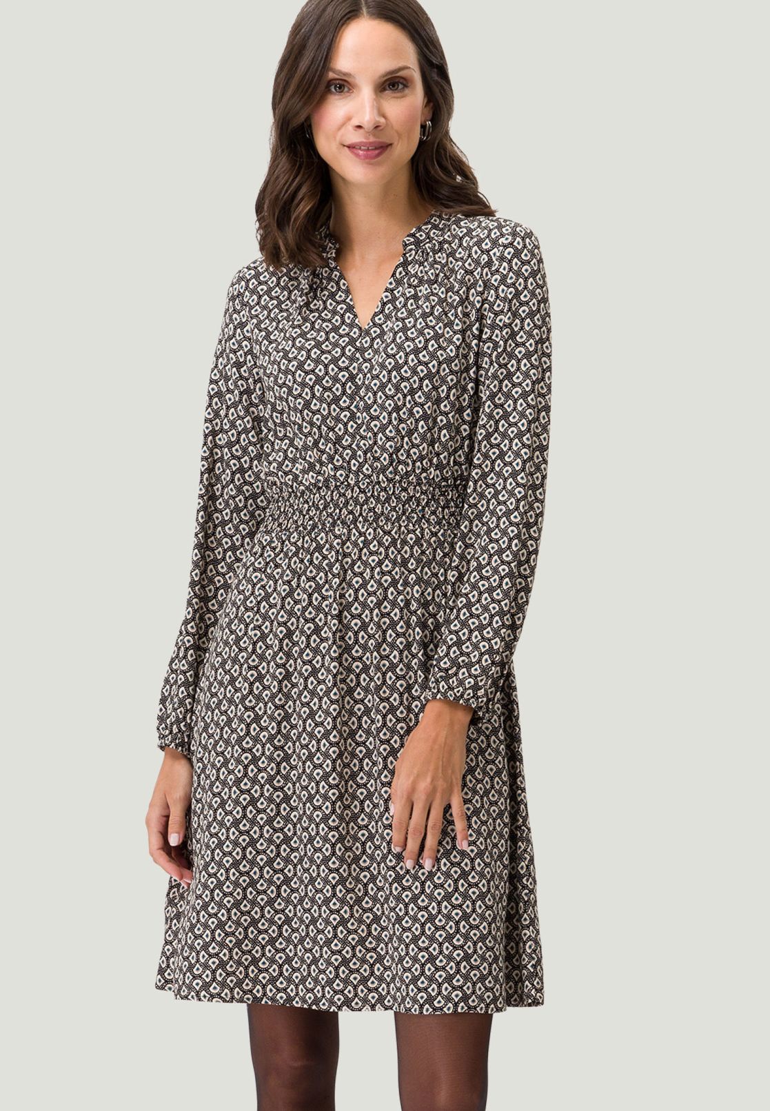 Minikleid mit grafischem Print