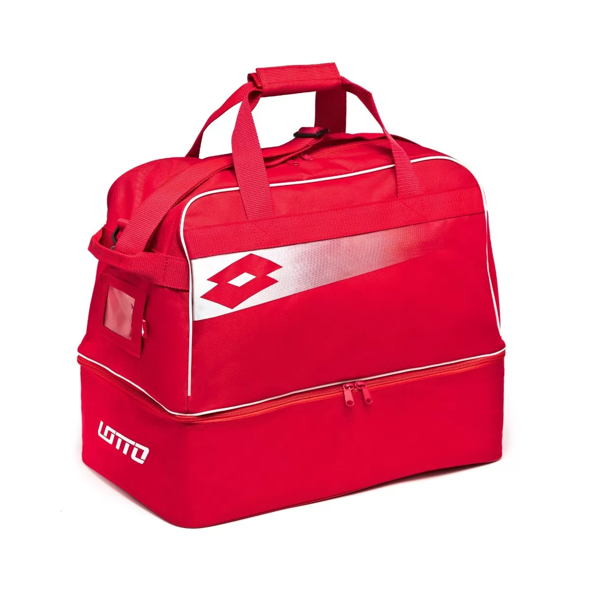FOTBOLLSVÄSKA OMEGA JR II FLAMMRÖD/HELVIT