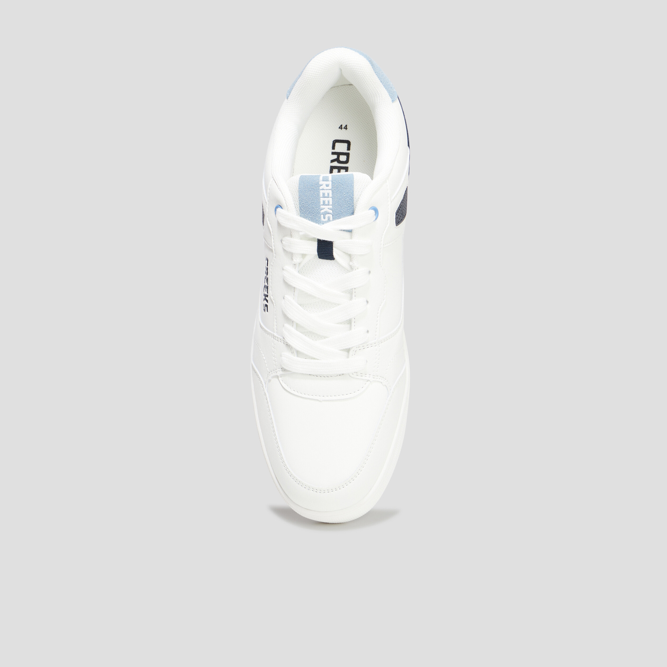 Tennis basses à lacets Creeks Tebo blanc homme | La Halle