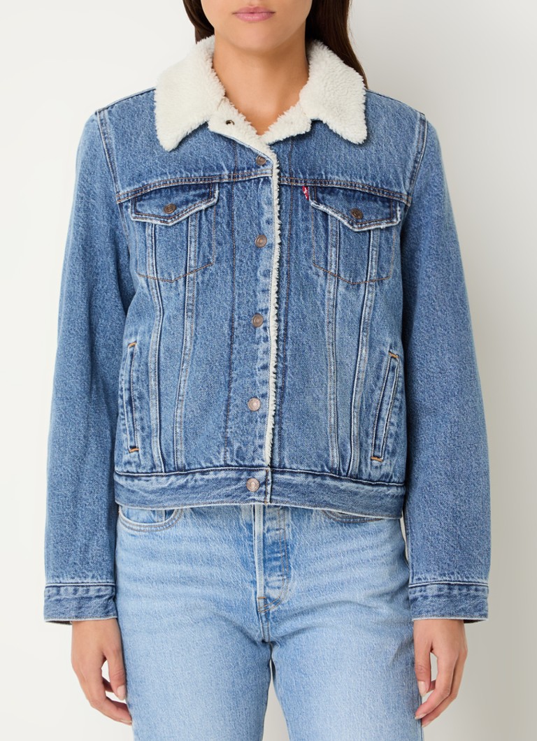 Levi's Original denim jacket with teddy lining and side pockets