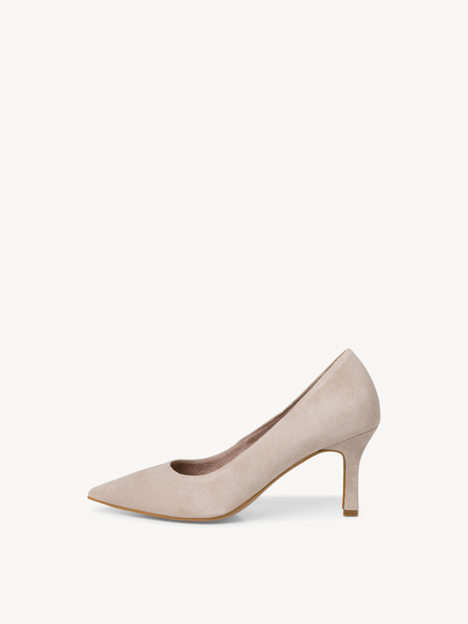 Escarpin en cuir - beige