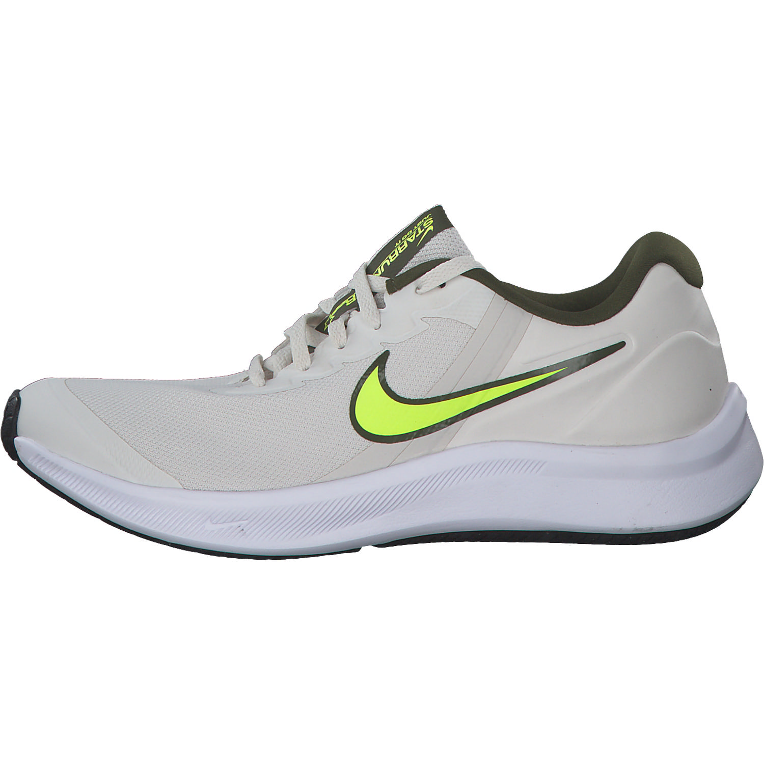 Nike Star Runner 3 DA2776 M, Sneakers Low, Herren, phantom/volt-rough green-white