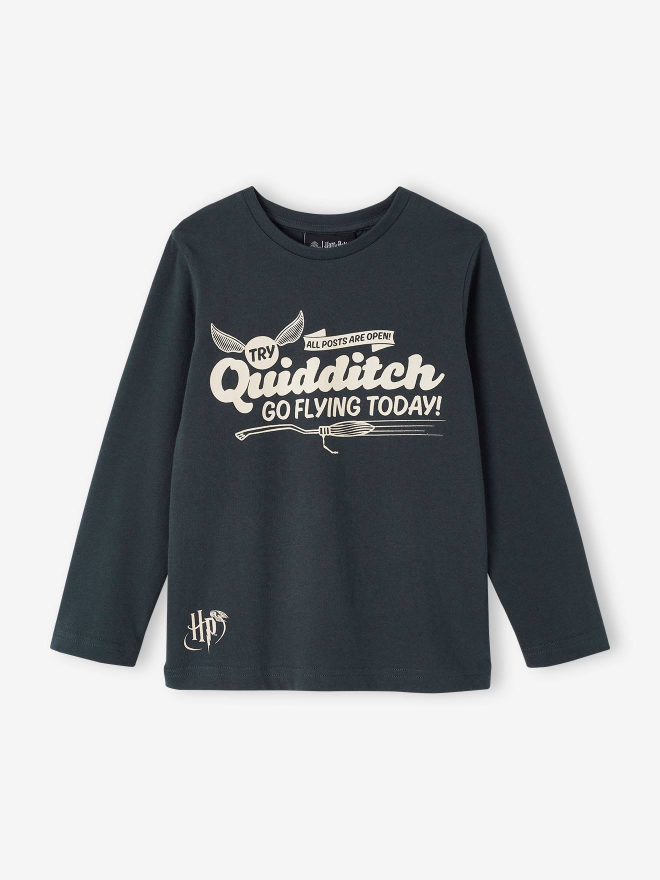 T-shirt manches longues Harry Potter® garçon vert sapin