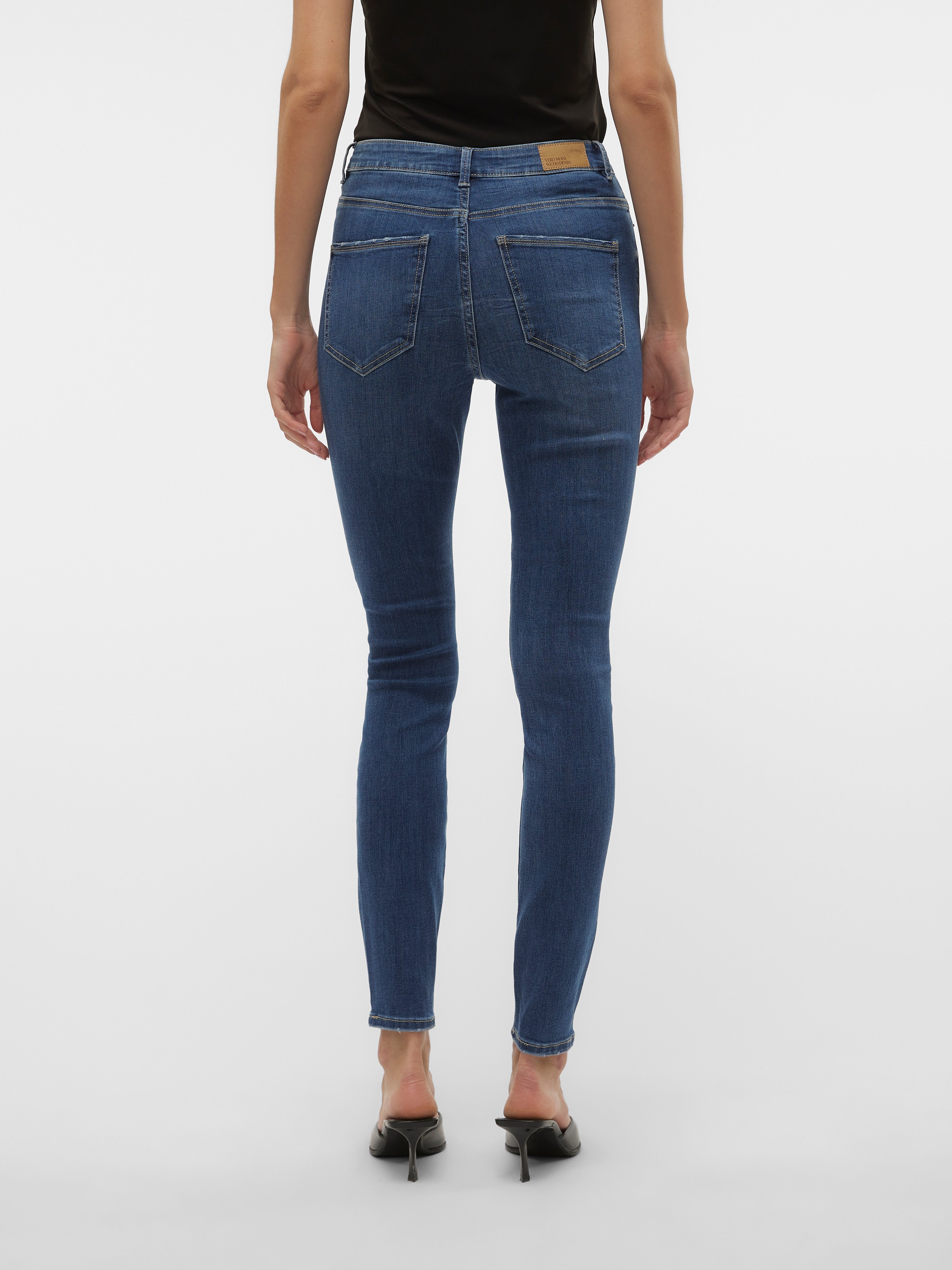 VMSOPHIA Hohe Taille Skinny Fit Jeans