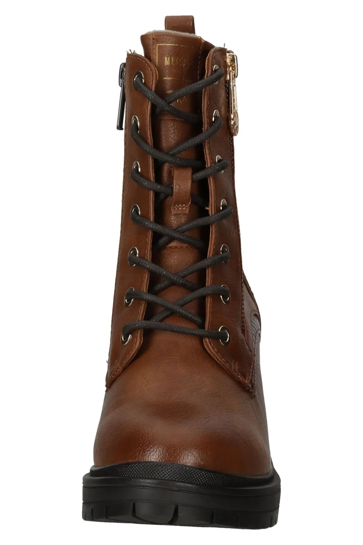 Mustang  Stiefelette - Braun - Blockabsatz