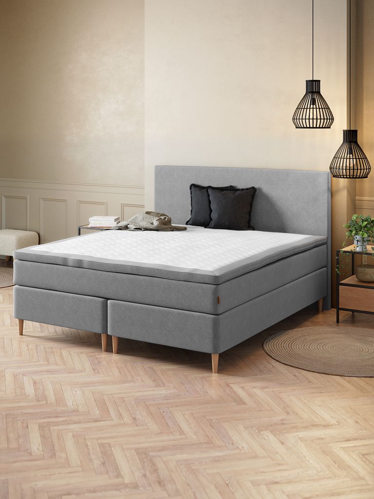 Łóżko kontynentalne HEMLA GC75 gold 150x200 HEMLA GC75 grey-23 lateksowe