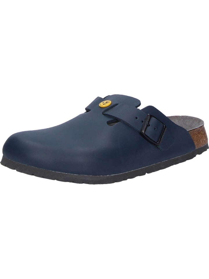 Birkenstock Pantoletten Boston ESD in blau günstig kaufen
