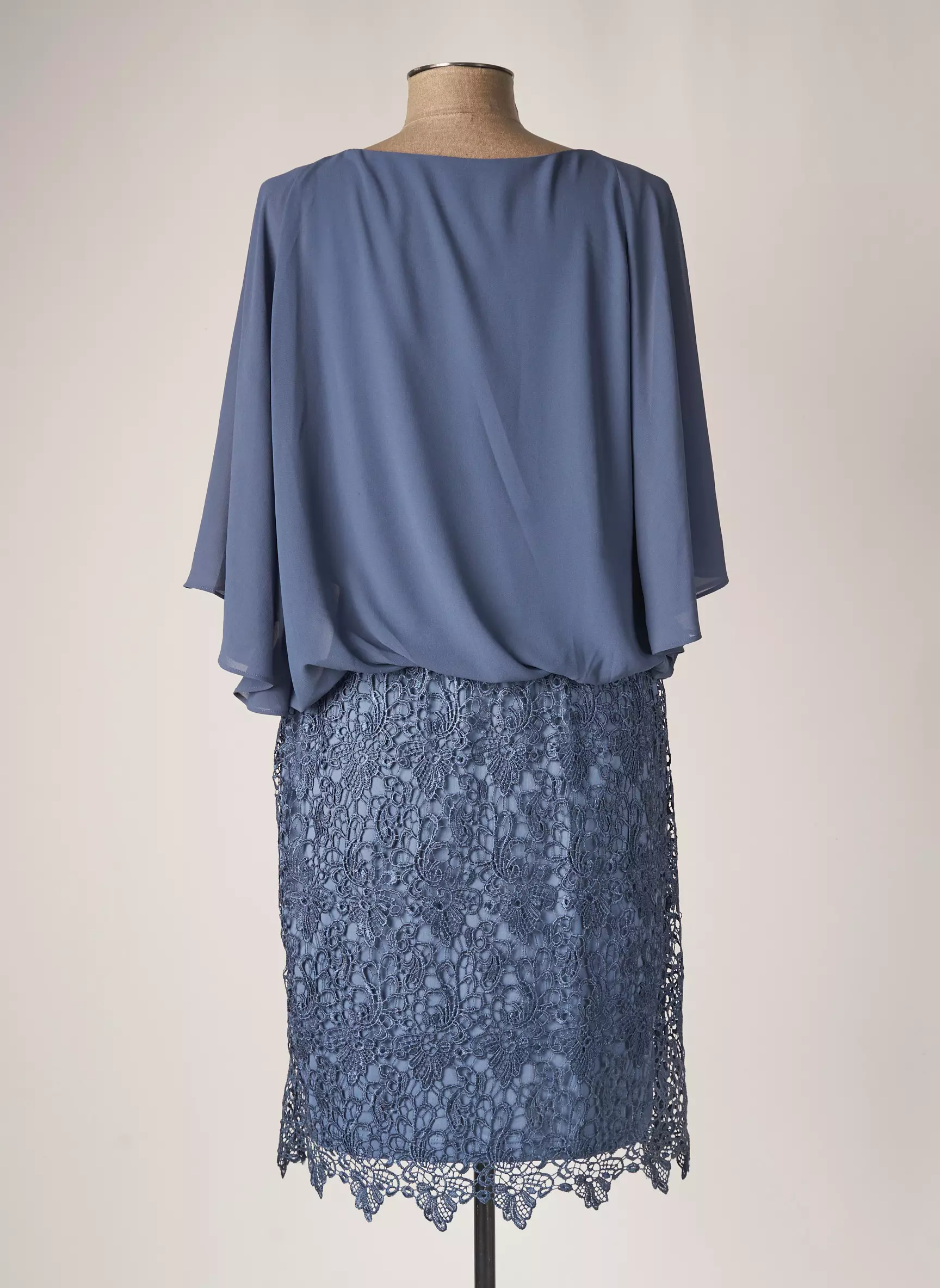 Fashion New York Robes Mi Longues Femme couleur bleu