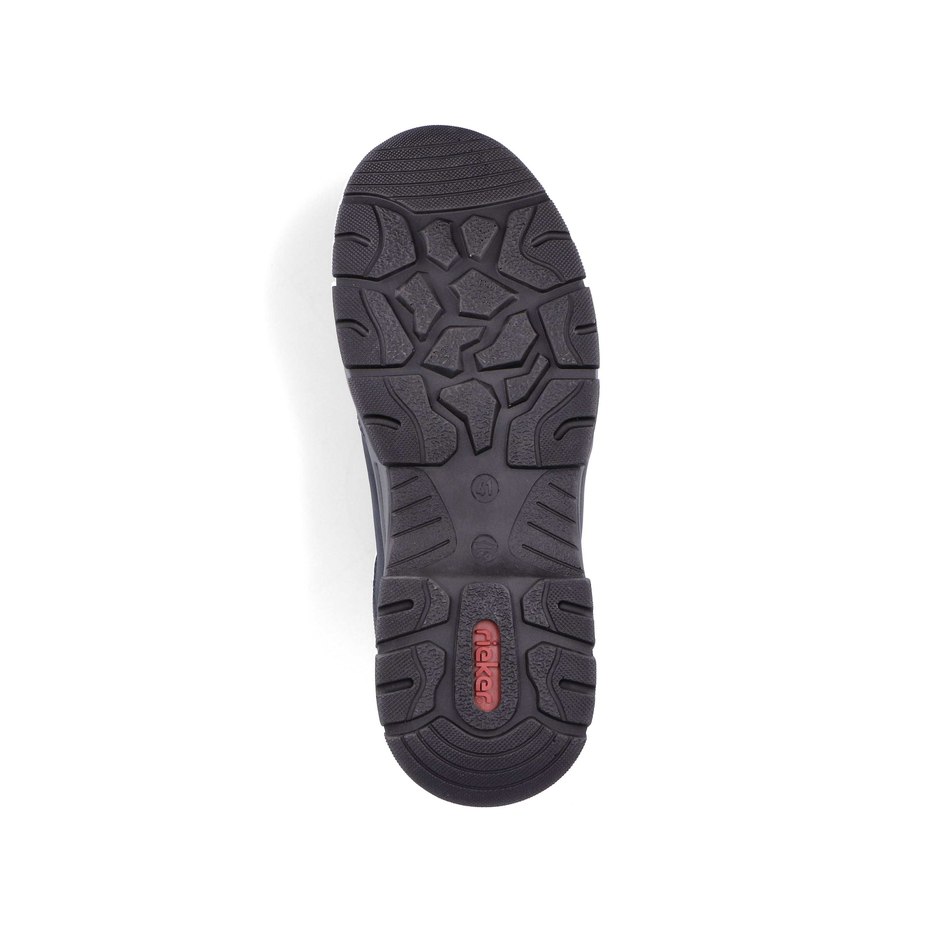 Rieker Herren Schnürschuhe blau-braun