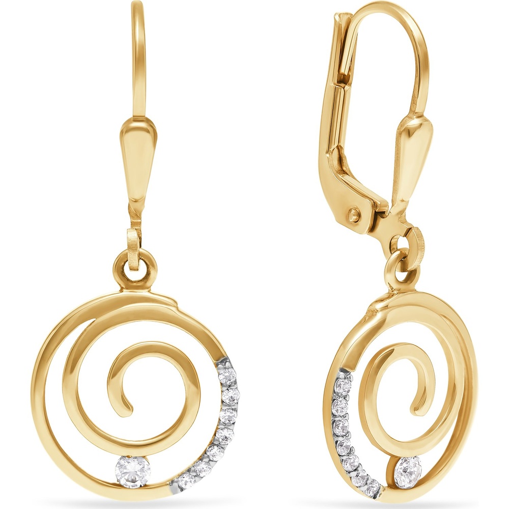 FAVS Boucles d'oreilles 375 Or jaune Boucles d'oreilles