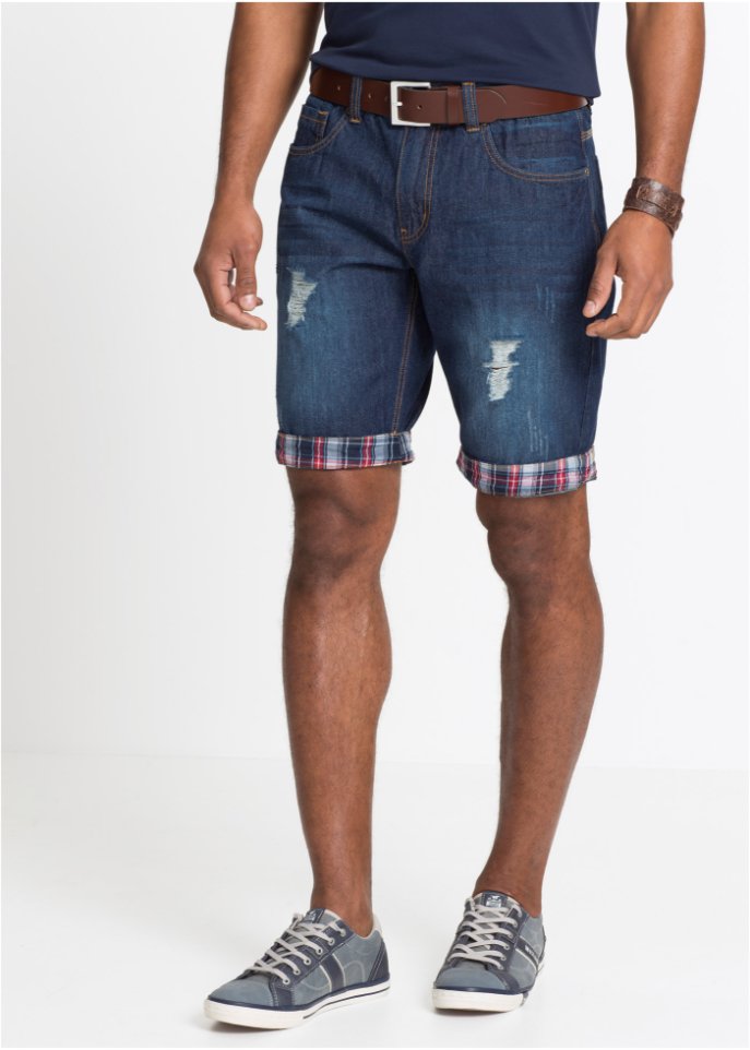 Jeans-Bermuda, Loose Fit