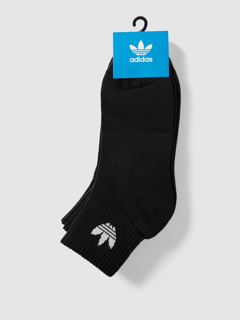Socken mit Logo-Print im 3er-Pack in schwarz
