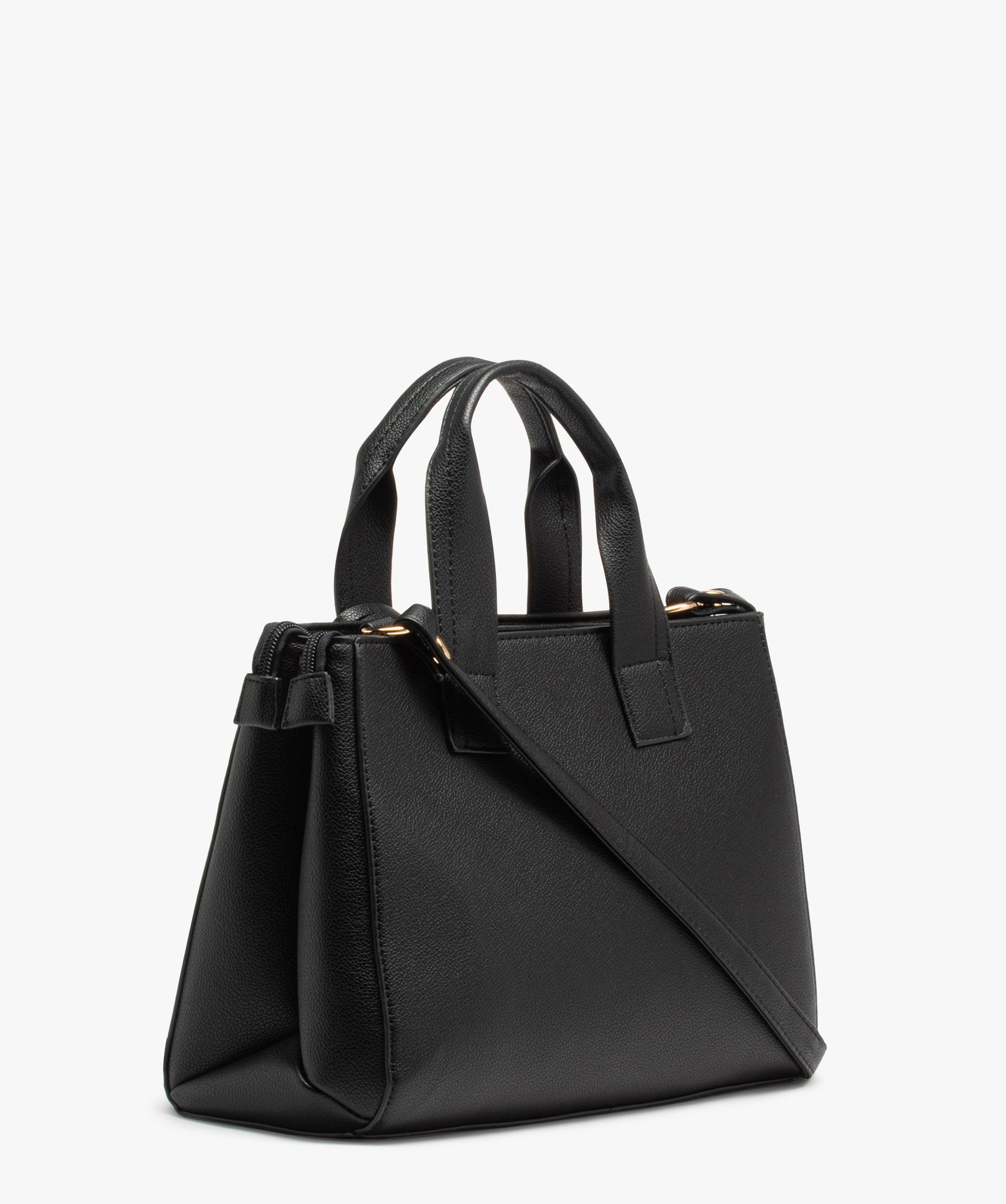 Sac à main à double compartiment femme noir | GEMO