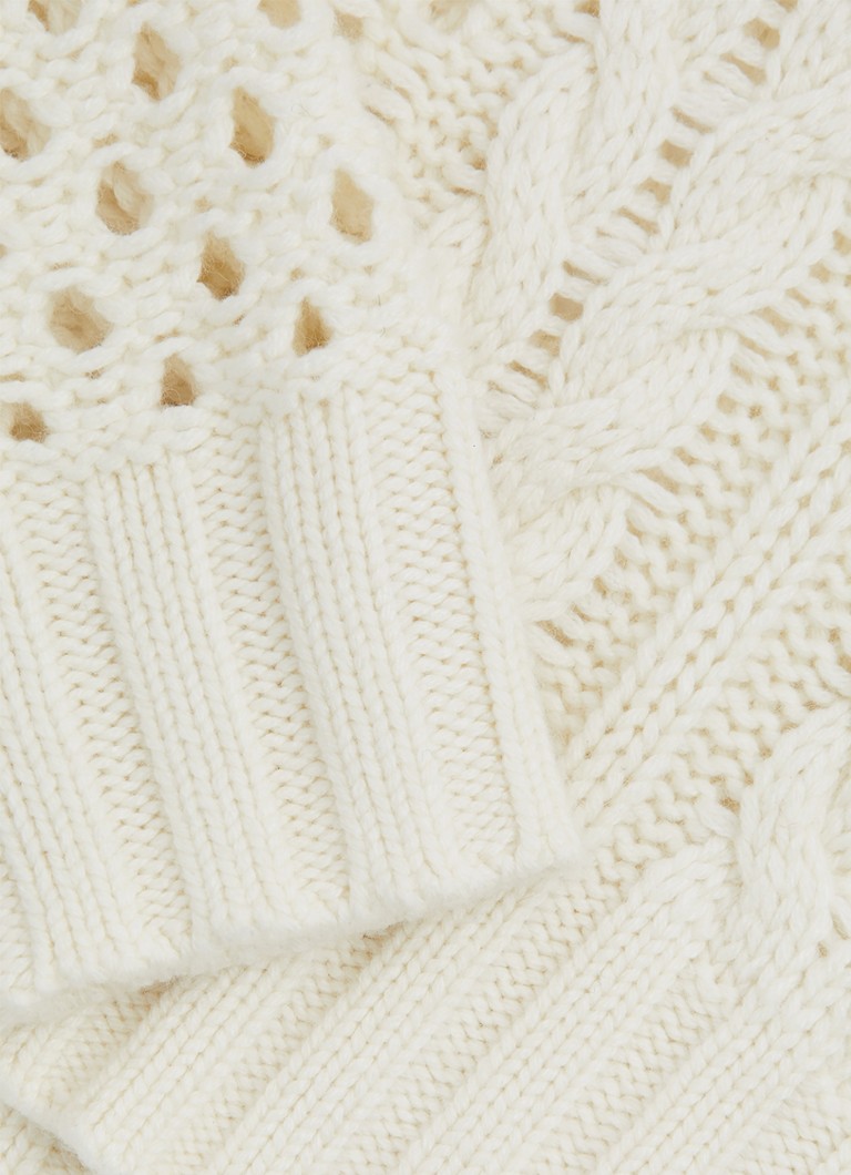 Pulover Reiss Marie din cașmir și tricot gros