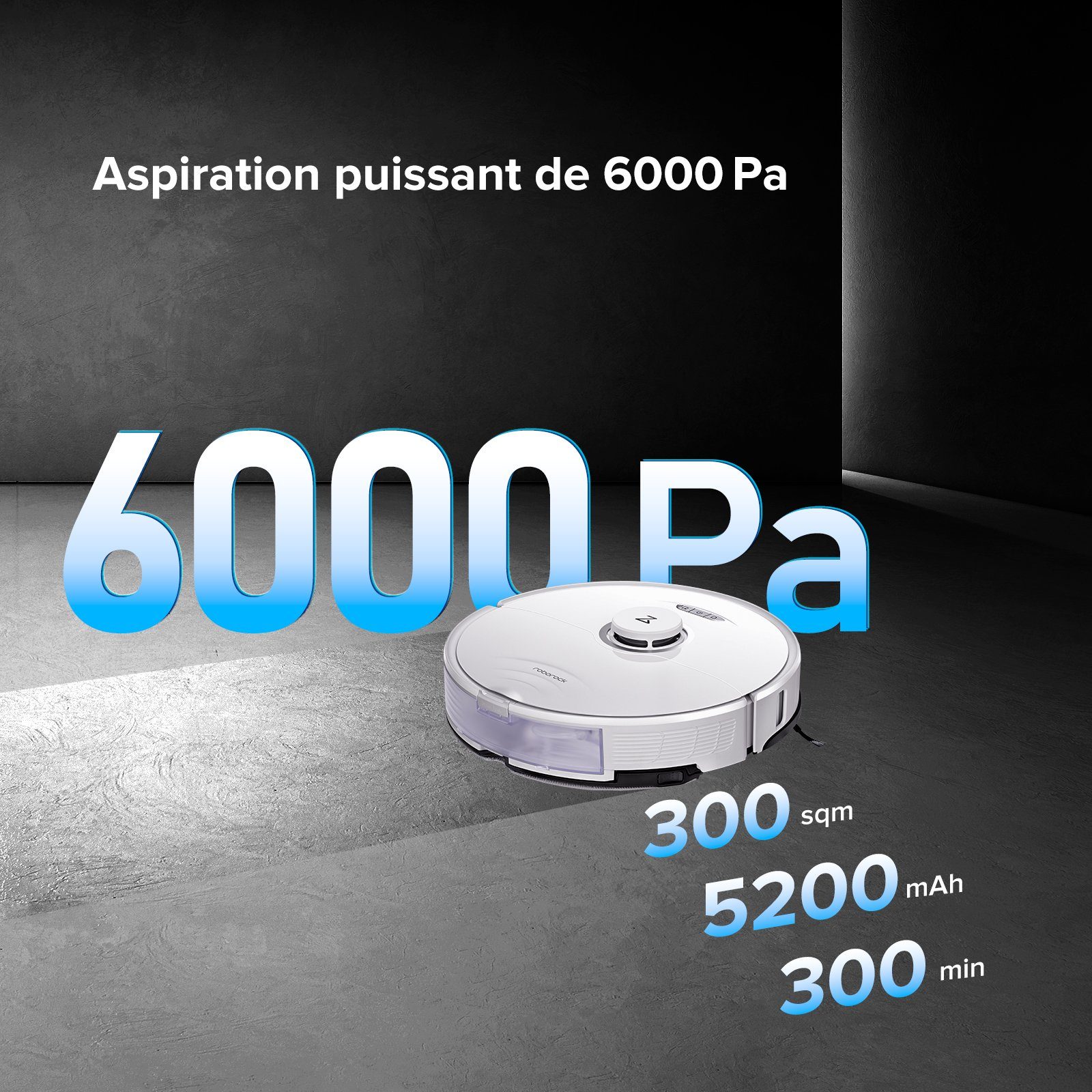 Roborock Saugroboter S8, 69 W, 6000 pa, DuoRoller-Bürste, Reactive 3D-Hindernisumgehung, Vibrations-Hebemop, Intelligenter für Hartböden,Tierhaare,Teppiche, Kindersicherung APP Control, Upgrade von Roborock S7, VS S7 Maxv