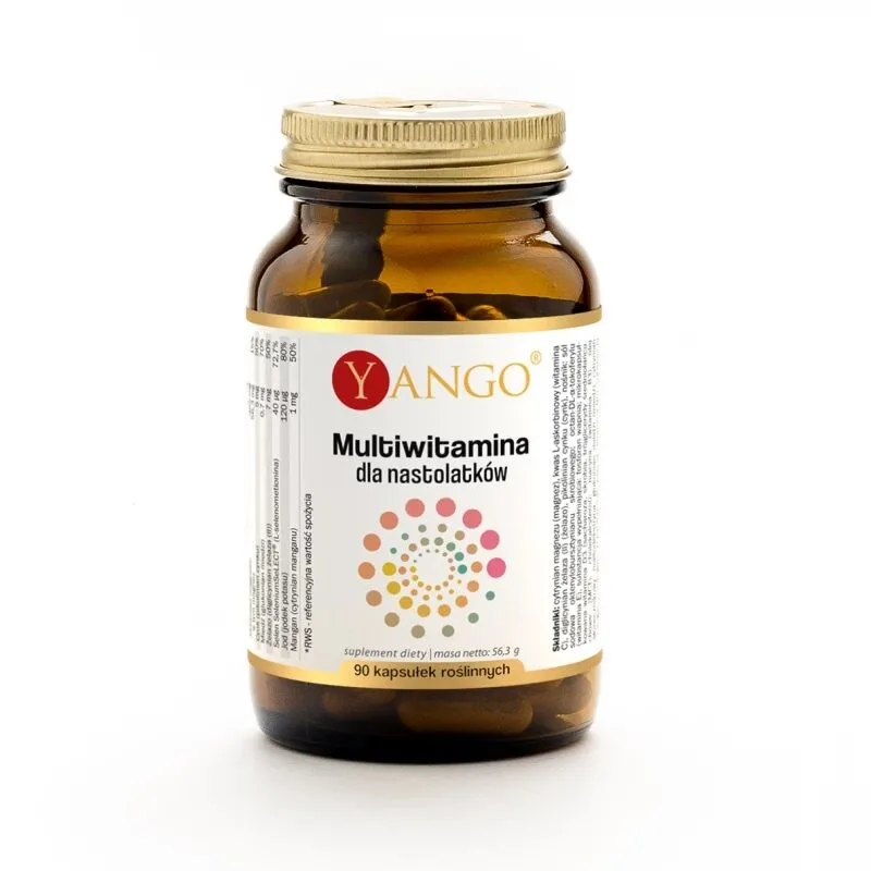 Yango paauglių multivitaminų kapsulės