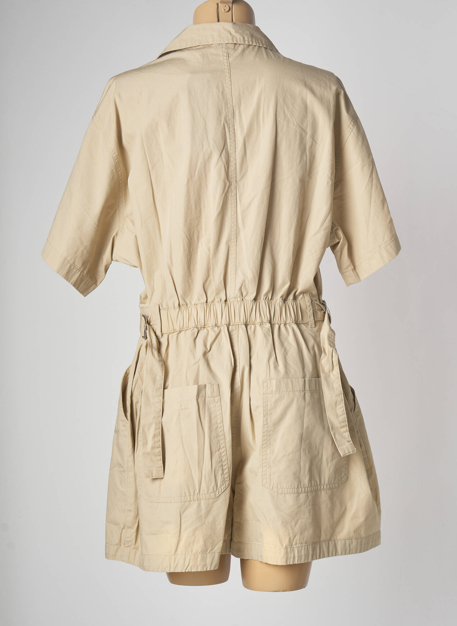 Levis Combi Shorts Femme couleur beige
