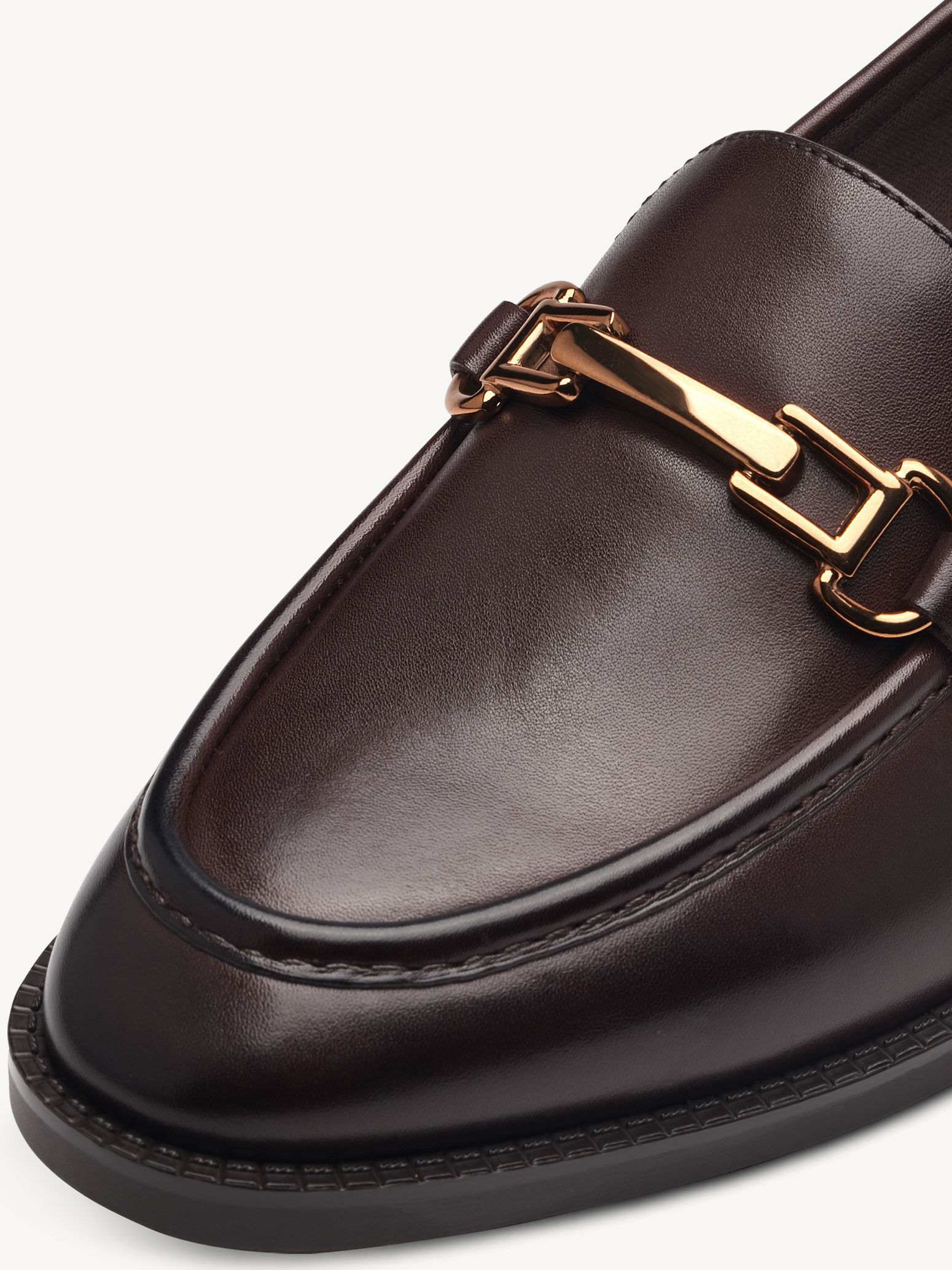 Slipper en cuir - marron